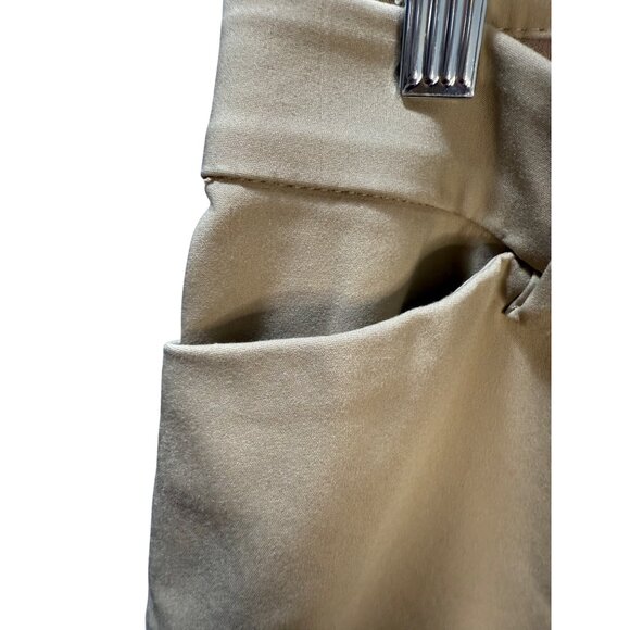 Lee Womens Regular Fit Flex Motion‎ Trouser Mid Rise Khaki Pants Size 6 - Picture 11 of 12